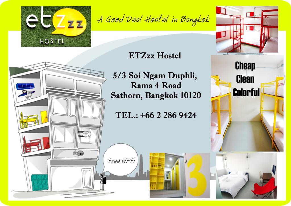Jellybean Ezy Hostel Sathorn Bangkok Buitenkant foto